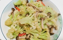 花菜炒蟹味菇