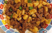 家常美味—黑胡椒杏鲍菇牛肉粒