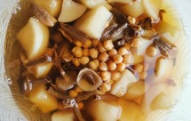 菌菇萝卜鹰嘴豆汤/元气养生汤/减脂汤品