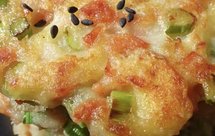 土豆蒜薹小煎饼