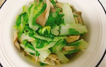 平菇炒青菜