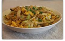 粉丝包菜杏鲍菇炒鸡蛋