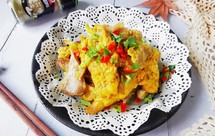 青花椒椒盐平菇