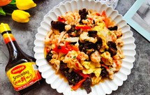 花样素菜 | 花菜木耳炒鸡蛋