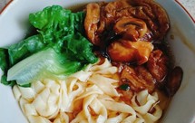 双菇面筋盖浇面（详解浇头）