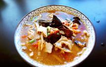 洛阳水席之莲汤肉片