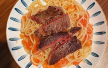 食谱-新鲜番茄酱汁意面配牛肉tagliata 80