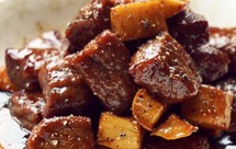 黑胡椒杏鲍菇牛肉粒