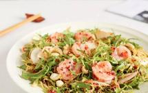 节气美食减肥版 | 小满谦卑，番茄味苦菊拌虾仁，低卡轻食