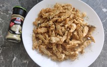 青花椒椒盐炸鸡腿菇