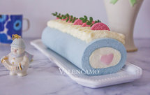 超详细不藏私海量蛋糕卷知识点‼️【雾霾蓝蝶豆花爱心天使奶油蛋糕卷】阿根廷