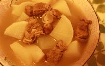 白萝卜草菇炖牛肉