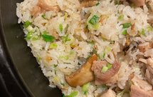 食谱-鸡油杏鲍菇鸡肉煲仔饭
