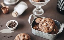 摩卡榛仁海盐大Cookie