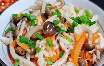 一口气能吃两碗❗日式蟹味菇煲饭（来自一位日本老婆婆的方子.附有味啉和荞面汁制法）