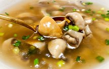 快手汤｜口蘑鲜汤