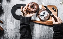 特浓花椒黑巧可可贝果