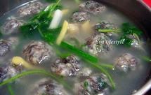 发菜鱼丸汤