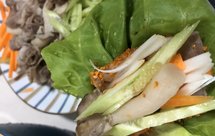 一人食：生菜卷一切