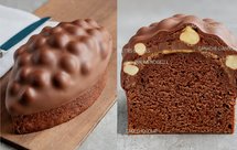 翻译食谱｜黑巧克力榛子磅蛋糕