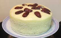 红枣白糖发糕 - 玲珑剔透6寸面粉版