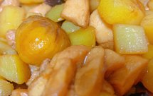 土豆烧鸡下饭菜