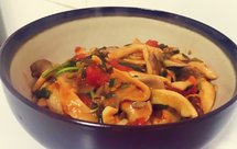 西红柿菜谱5⃣️-素炒平菇（少油多汁，适合拌饭）