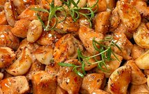 黑胡椒口蘑鸡肉粒