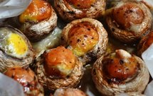 空气炸锅版口蘑鹌鹑蛋