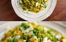 双孢菇姜黄饭【松下压力锅】