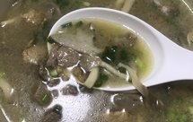 炒粉原配之一：猪肝肉片汤