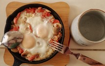 快手简单北非蛋