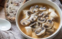 「鲜」口蘑豆腐快手暖汤