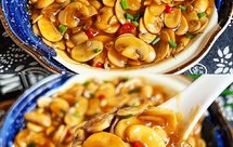 鲜美可口，低卡减脂的蚝油白蘑菇❗️一学就会～