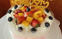 6寸威风生日蛋糕（奶粉代替纯牛奶）