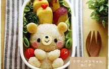 泰迪熊饭团便当