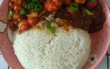 龙虾尾盖浇饭