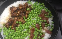 快手平底锅焖饭广式煲仔饭简易版（会有最爱的锅巴！）