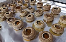 原汁原味烤双孢菇