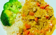 咖喱牛肉盖浇饭