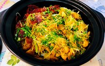 滑鸡腊肠煲仔饭❤️详细版