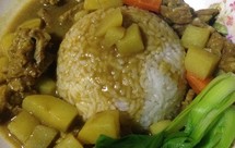 咖喱排骨盖浇饭