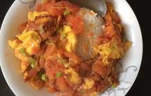 番茄鸡蛋盖浇饭