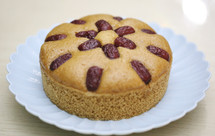 红枣红糖发糕：不塌不缩、组织均匀、手感软绵、口感Q弹