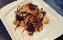 xo酱爆炒香菇鳕鱼