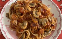 黑胡椒口蘑意大利面