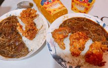 黑椒金针菇盖饭