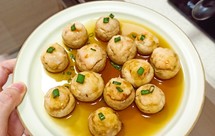 鲜上加鲜！口蘑酿虾滑