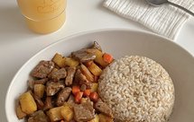 爆好吃～减脂福音黑椒土豆牛肉盖饭