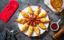 花开富贵 l 芝士薯泥焗大虾